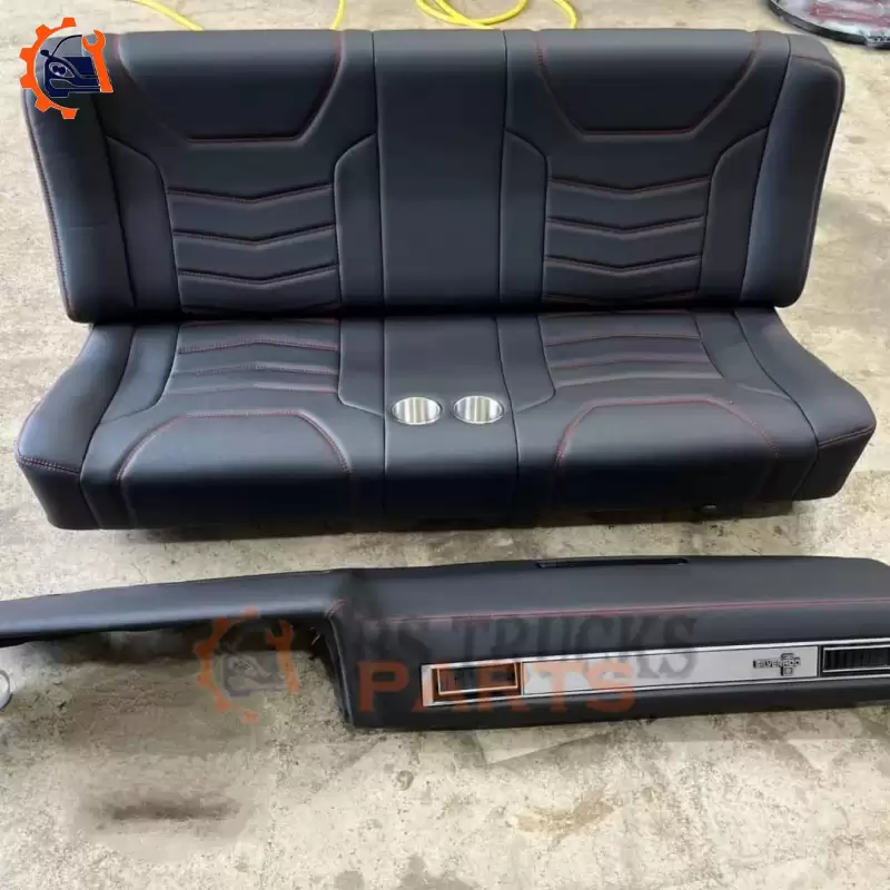 73-87 black C10 Bench seat and Dashboard