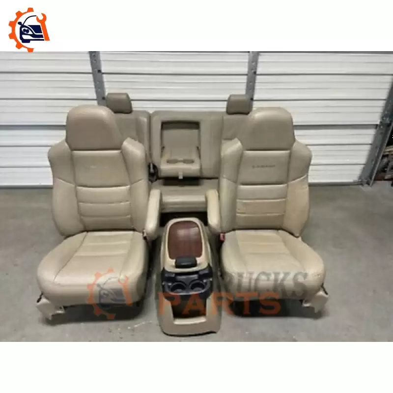 1999-2016 FORD F250 F350 F450 SUPER DUTY REAR SEAT CAMEL TAN LEATHER